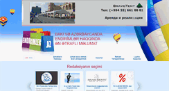 Desktop Screenshot of endirimler.az